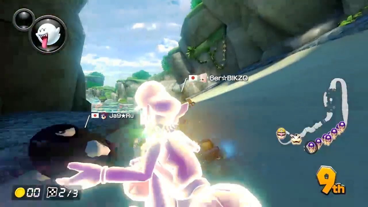 【MK8DX】交流戦 6er VS Ja9様 (1GP)