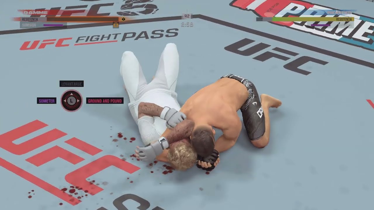 Van damme vs chuck norris UFC 5 PS5