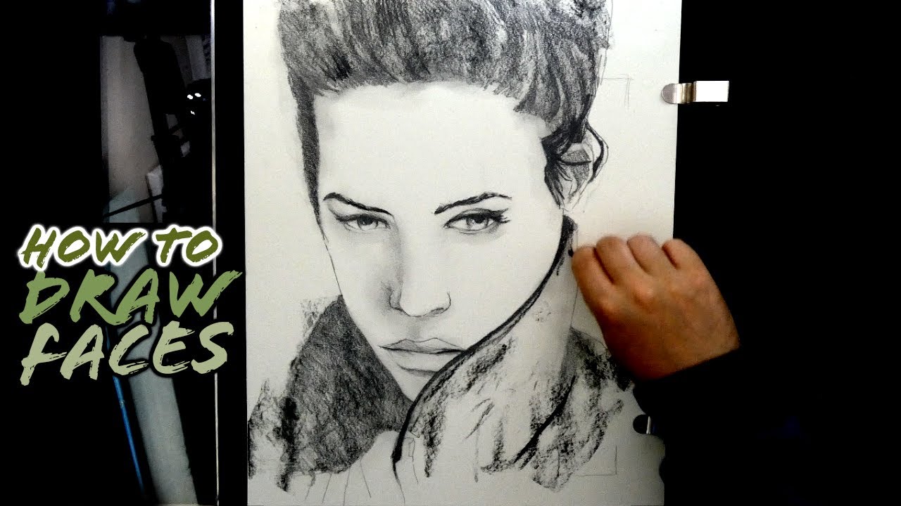 How To Draw A Face | Freehand Portrait Tutorial