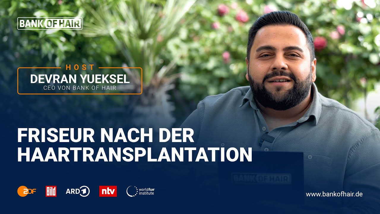 Friseur nach der Haartransplantation - BANK OF HAIR