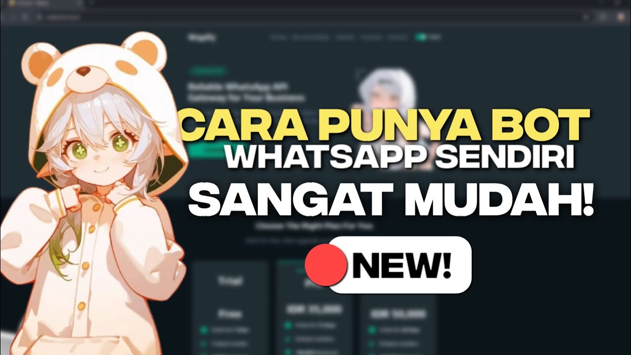 PENGEN PUNYA BOT WHATSAPP SENDIRI❓ AKTIFKAN BOT DI WEB INI❗100% BERHASIL