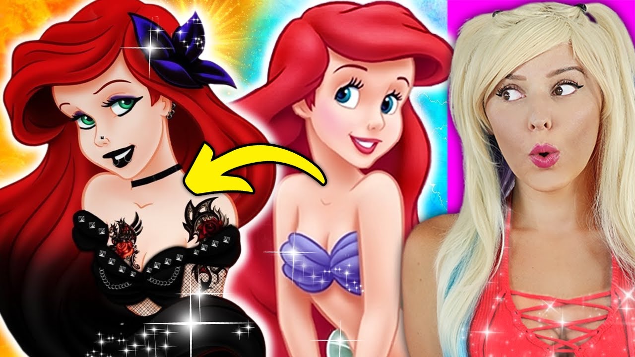 DISNEY PRINCESSES REIMAGINED AS VILLAINS! *GOOD VS BAD EDITION*