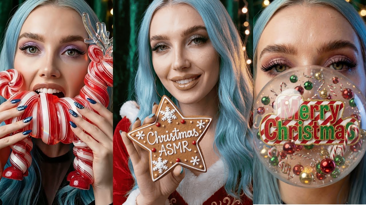 The most relaxing and satisfying CHRISTMAS ASMR MUKBANG! - 🎄🎅 Satisfying AI ASMR COMPILATION