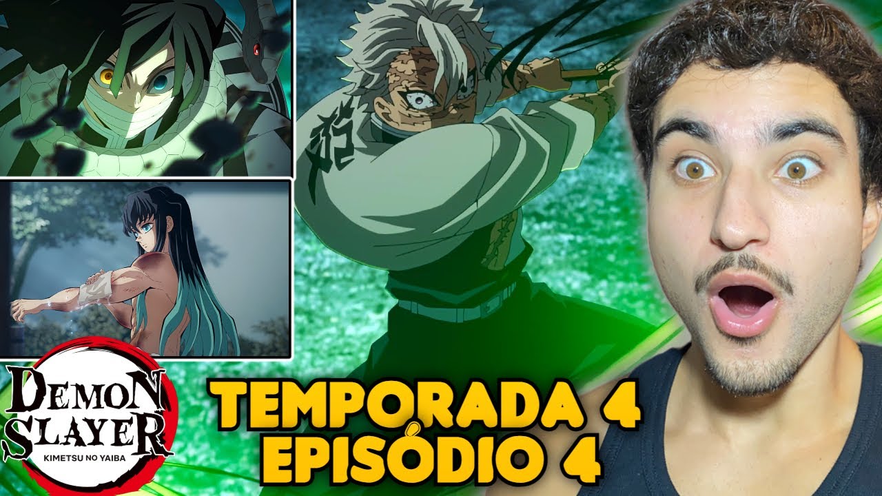 LUTA DOS HASHIRAS 😱 SANEMI E OBANAI VS TOKITO! React Demon Slayer EP. 4 Temporada 4 - KIMETSU