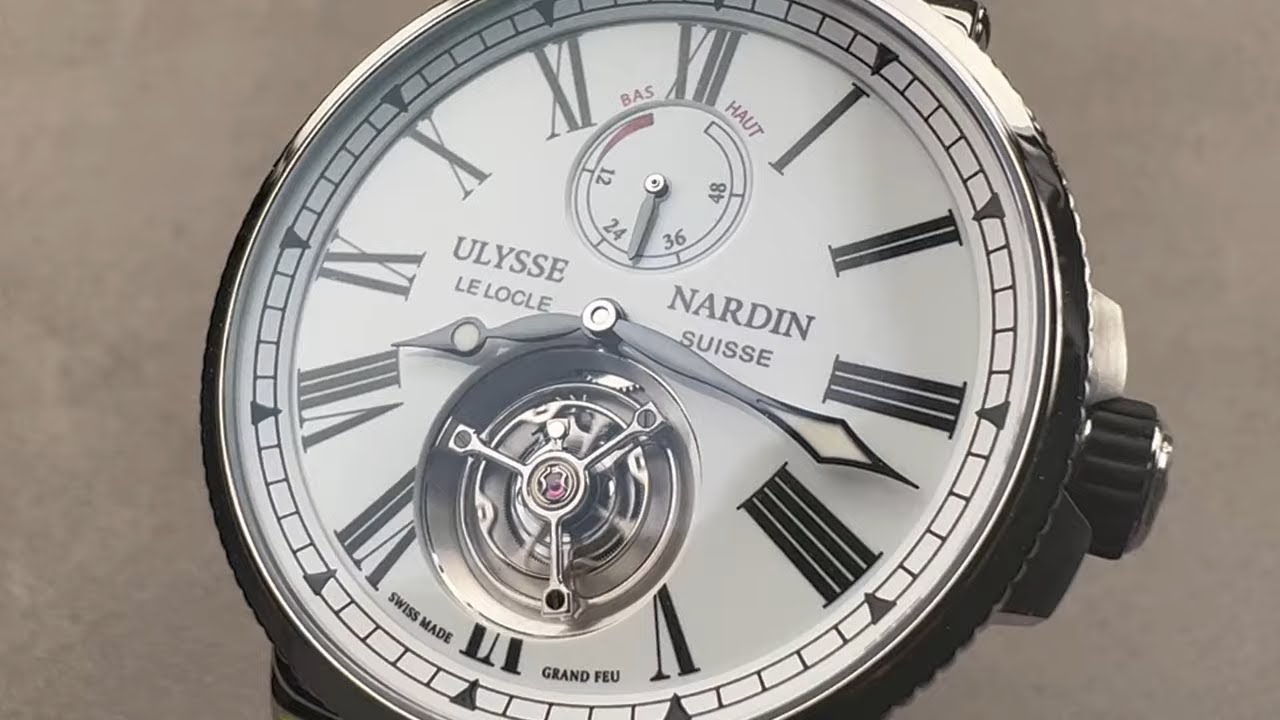 Обзор часов Ulysse Nardin Marine Tourbillon 1283-181/E0 Ulysse Nardin