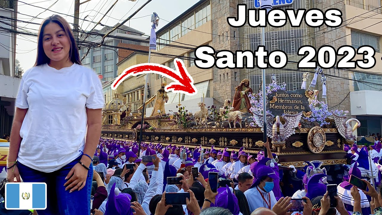 Procesión JESUS de CANDELARIA JUEVES SANTO en CIUDAD de GUATEMALA 🇬🇹 6 ABRIL 2023 | Celinaz
