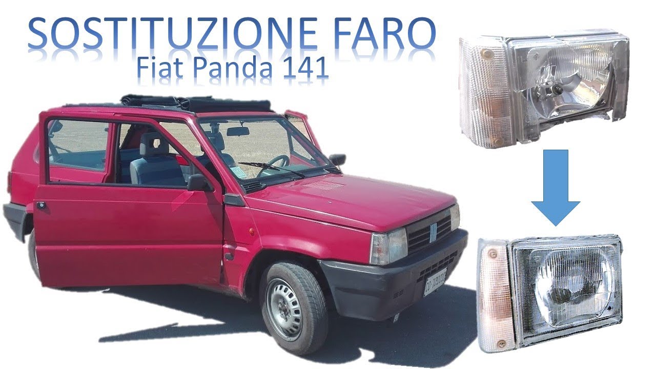 Come cambiare un faro della Panda in 5 minuti
