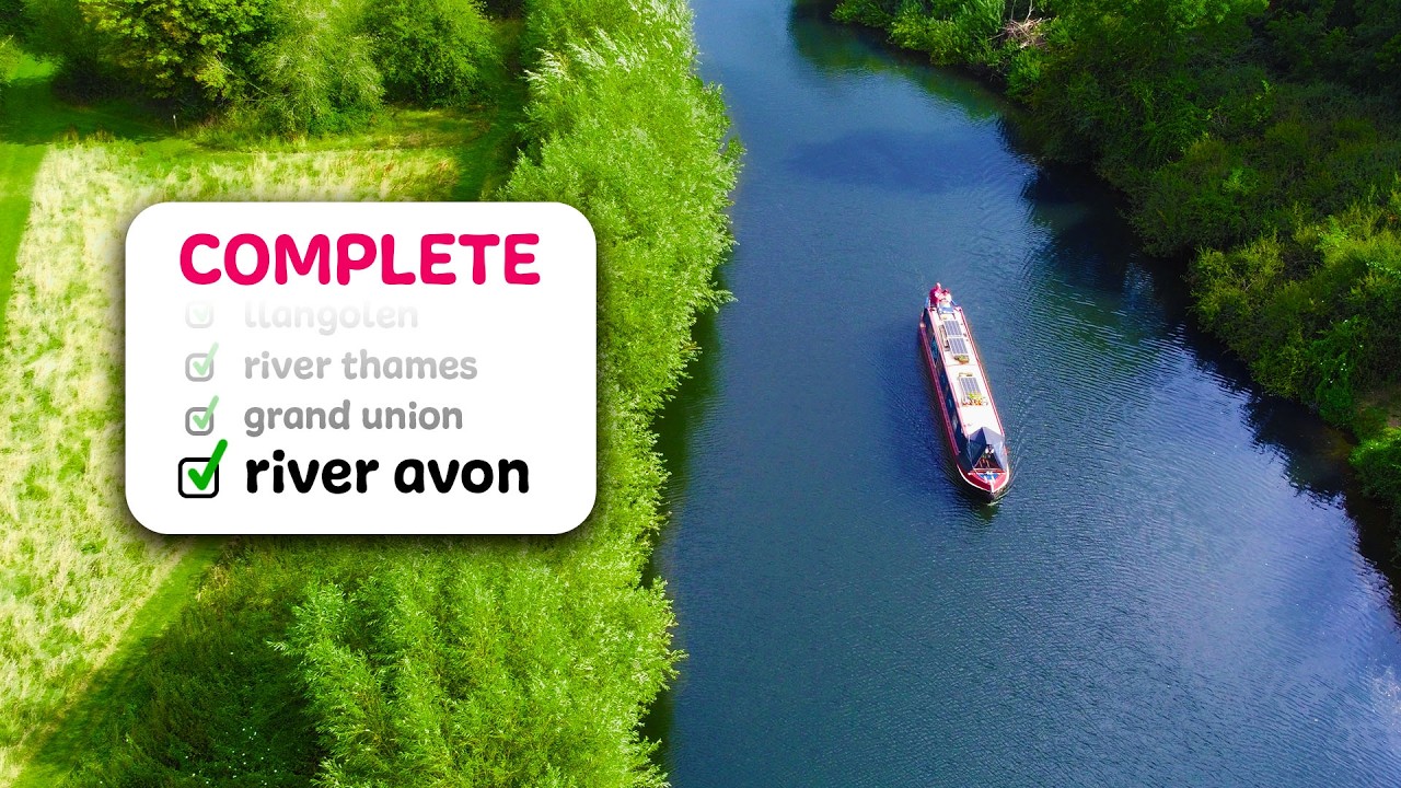 We've cruised the ENTIRE River Avon on our narrowboat - 250