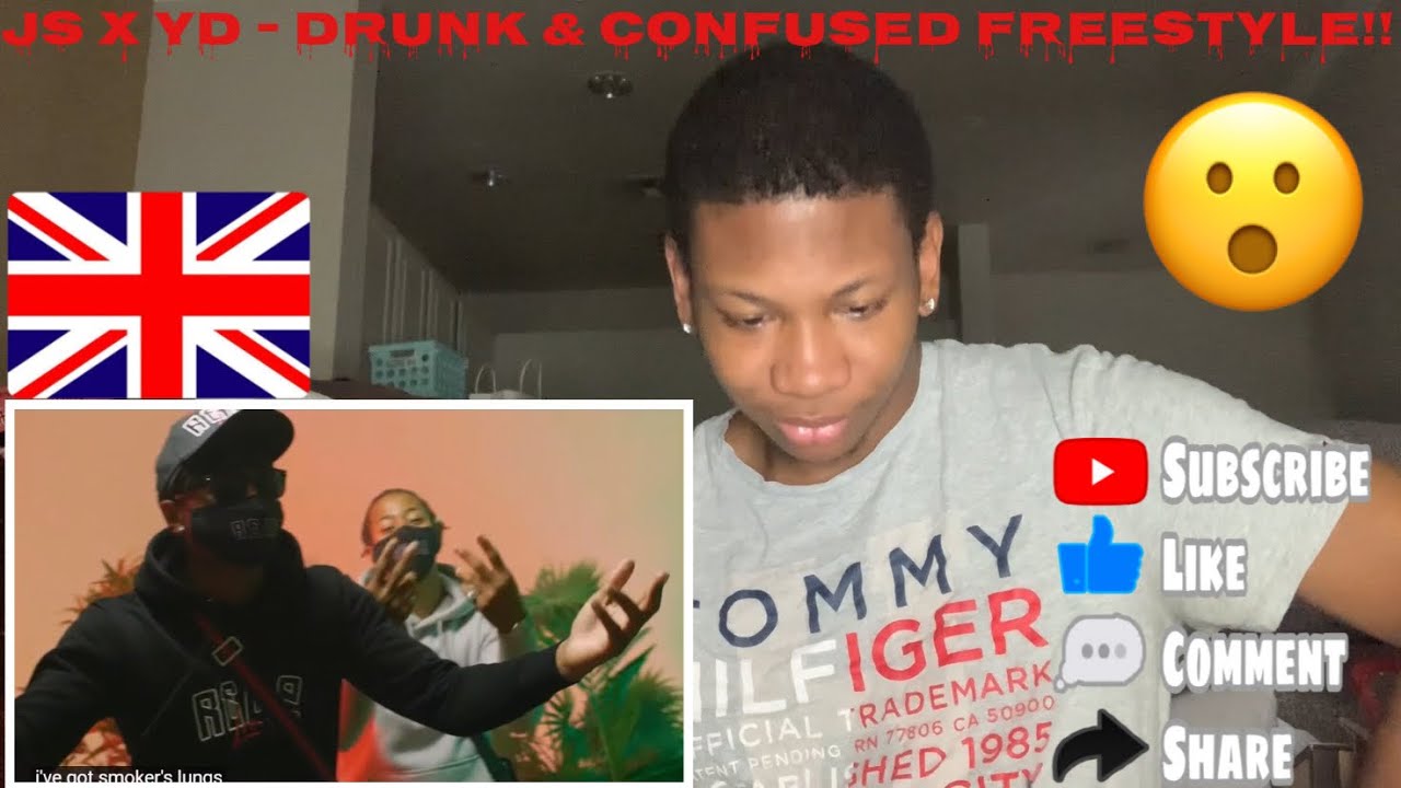 AMERICAN REACTION TO UK DRILL JS x YD - Drunk & Confused Freestyle (Official Music Video)