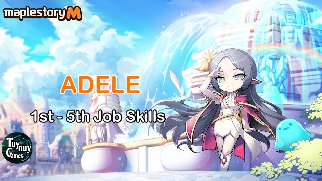 MapleStory M Adele 1st - 5th Job Skills Showcase  + Auto Battle + Bossing