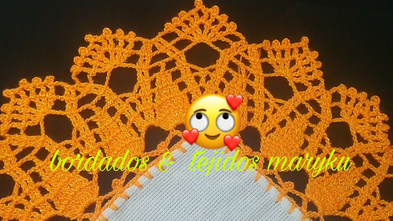 PUNTILLA  #  53  BELLÍSIMA PARA SERVILLETA O MANTEL (BORDADOS &  TEJIDOS MARYKU)