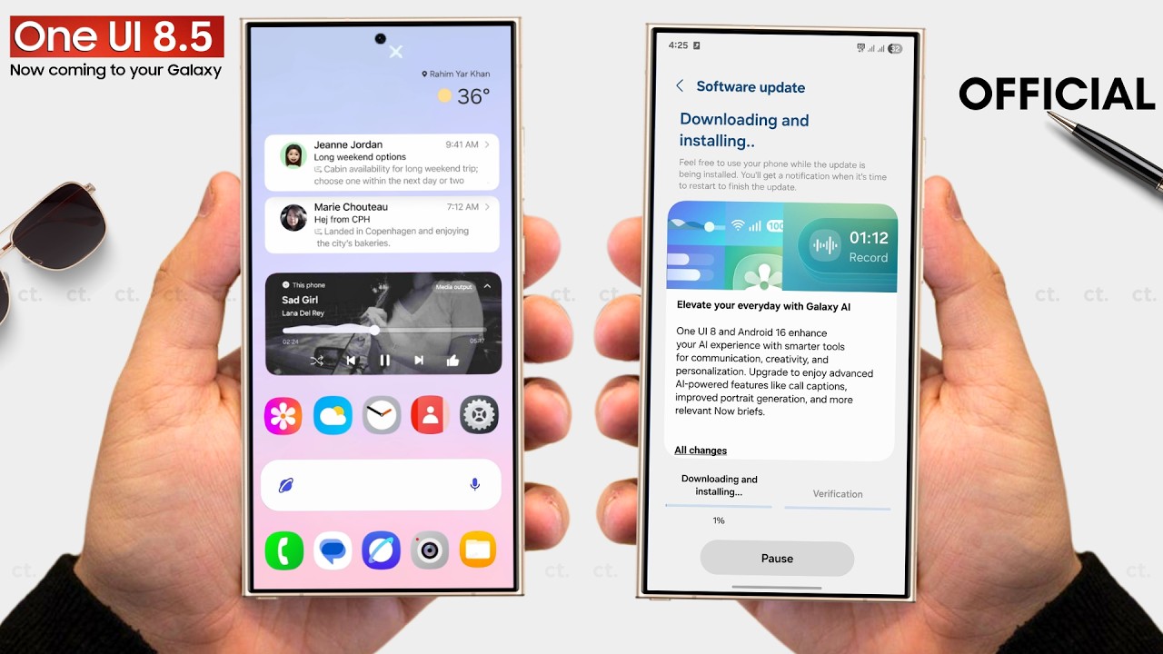 Samsung One UI 8.5 Android 16 &mdash; ОФИЦИАЛЬНОЕ ОБНОВЛЕНИЕ-СЮРПРИЗ!