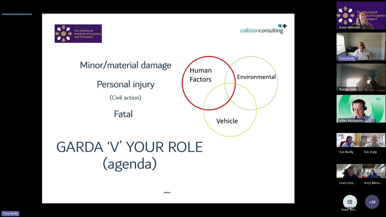 Practical Collision Investigation for Transport Professionals | CILT Ireland Webinar