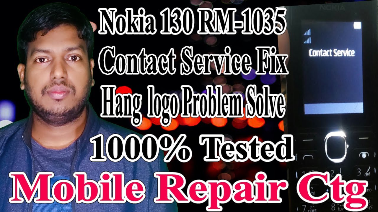 Nokia 130 Rm-1035 Contact service Solution|Nokia 130 Hang On Logo ১০০% সঠিক সমাধান