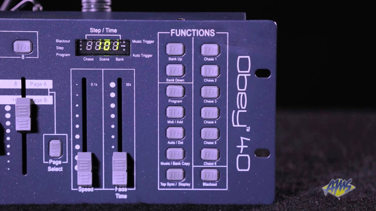 Chauvet DJ Obey 40 DMX Lighting Controller - Chauvet Obey 40