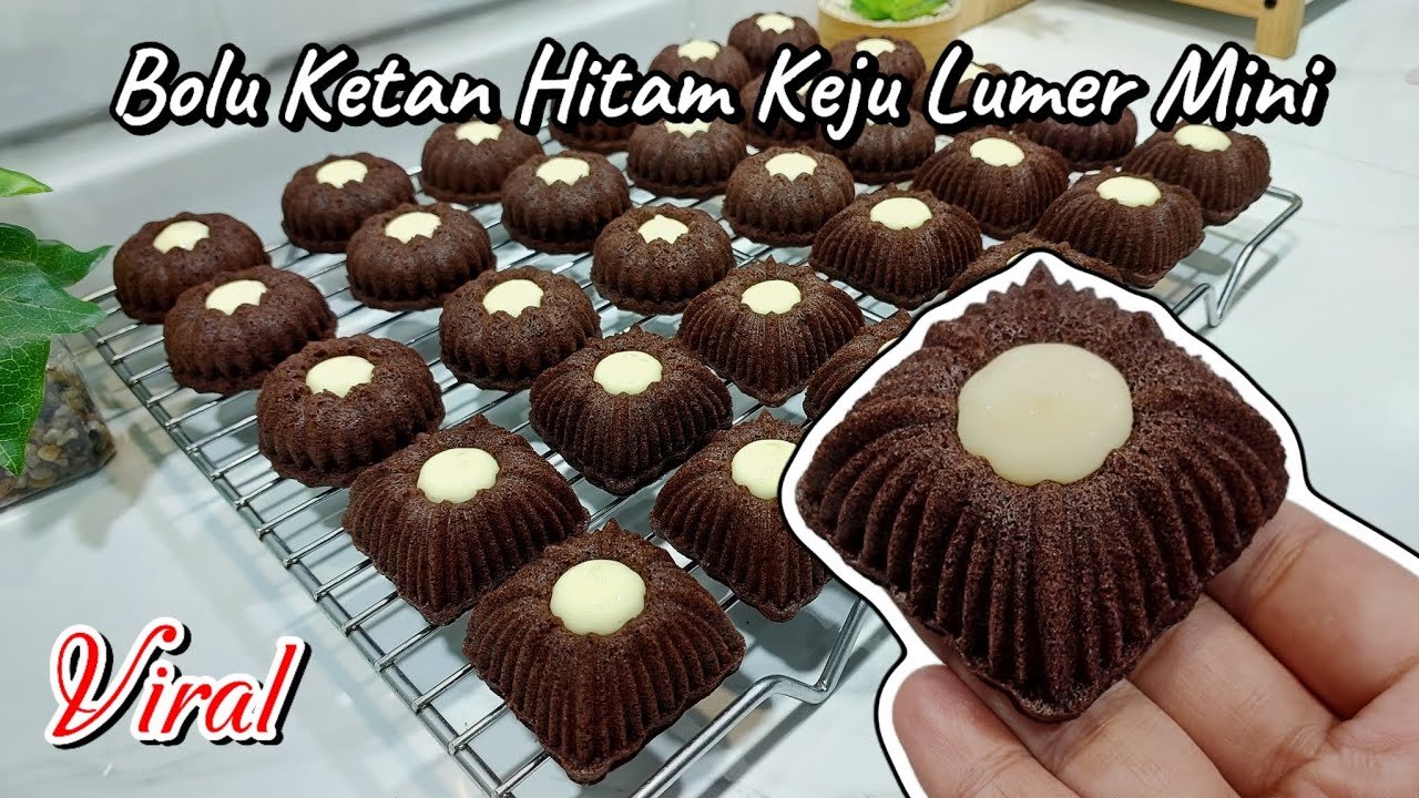 ORDERAN MEMBLUDAK BERKAT INI‼️BOLU KETAN HITAM KEJU LUMER MINI VIRAL