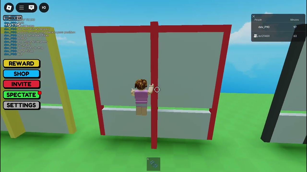 TEACHING wallhop