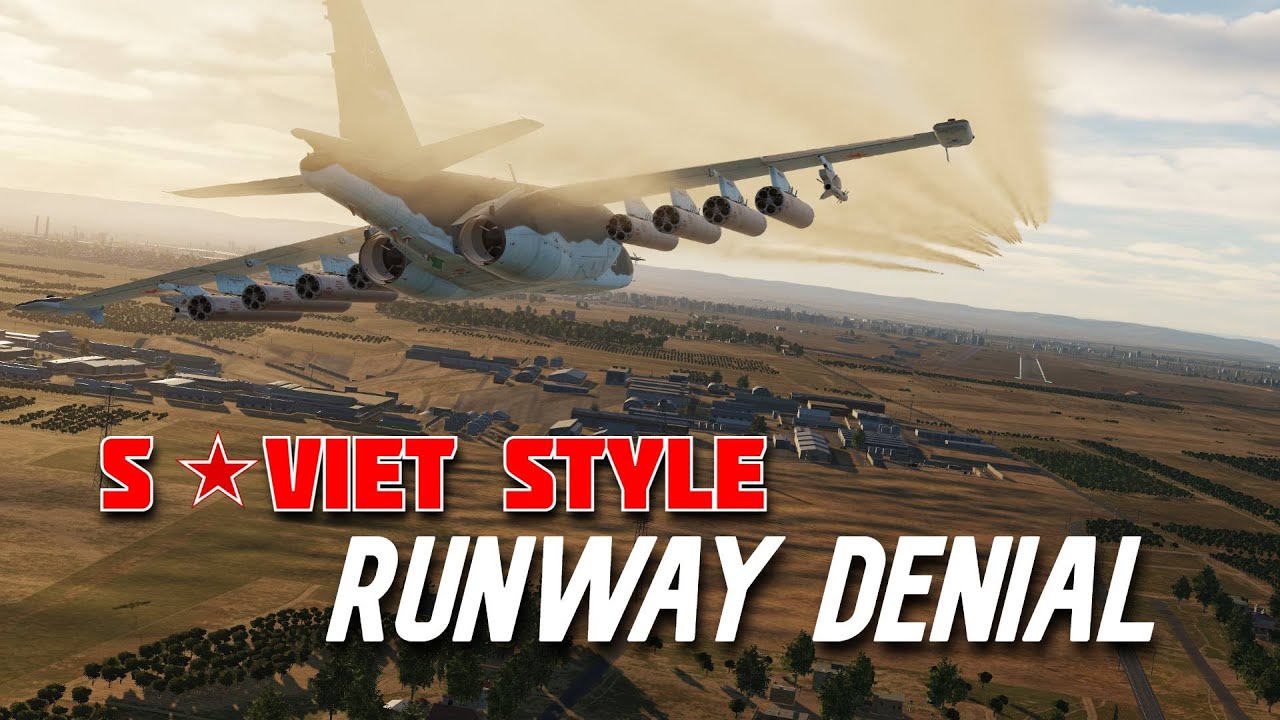 DCS | Runway Denial Soviet Style | Su-25 | Real Life Tactic?