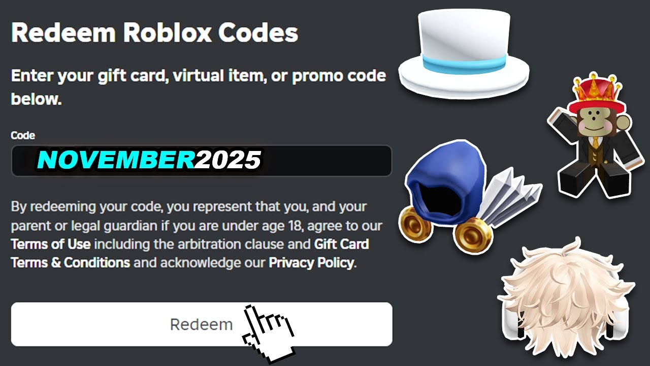 СОВЕРШЕННО НОВЫЕ промокоды Roblox за ноябрь 2025 года для БЕСПЛАТНЫХ предметов ROBLOX и БЕСПЛАТНО...
