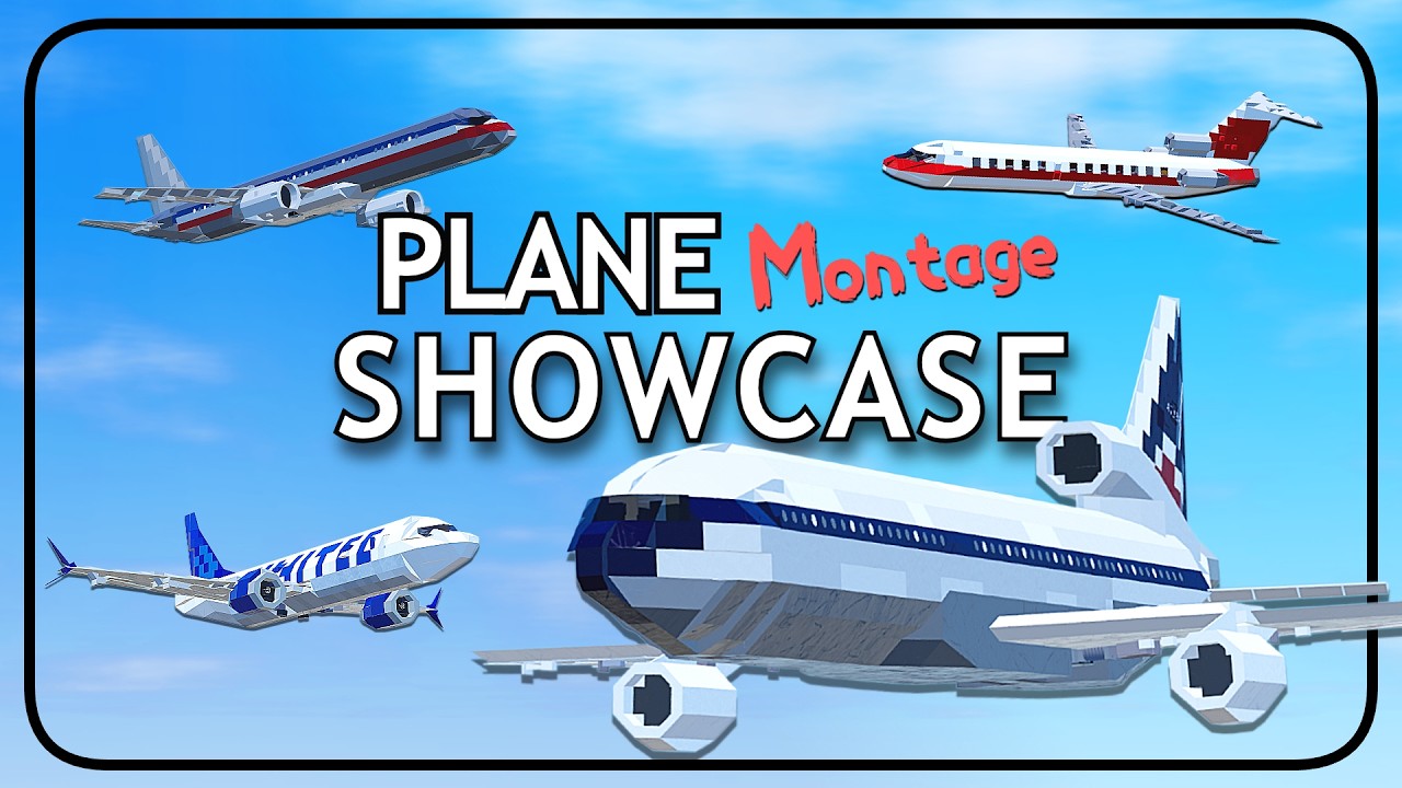 Plane SHOWCASE Montage | Roblox Plane Crazy