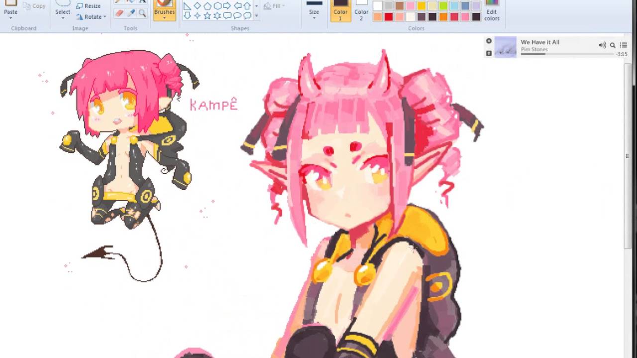 OC Speedart (MS Paint)