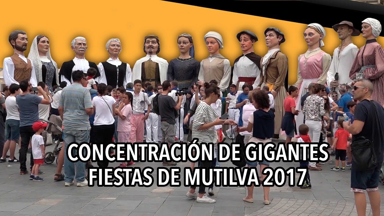 Concentración de Gigantes y Cabezudos | Fiestas de Mutilva 2017