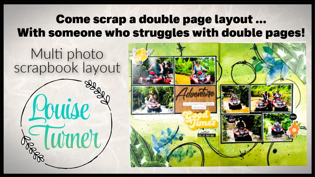 Double Page layout with me! I only make about two double's a year!
