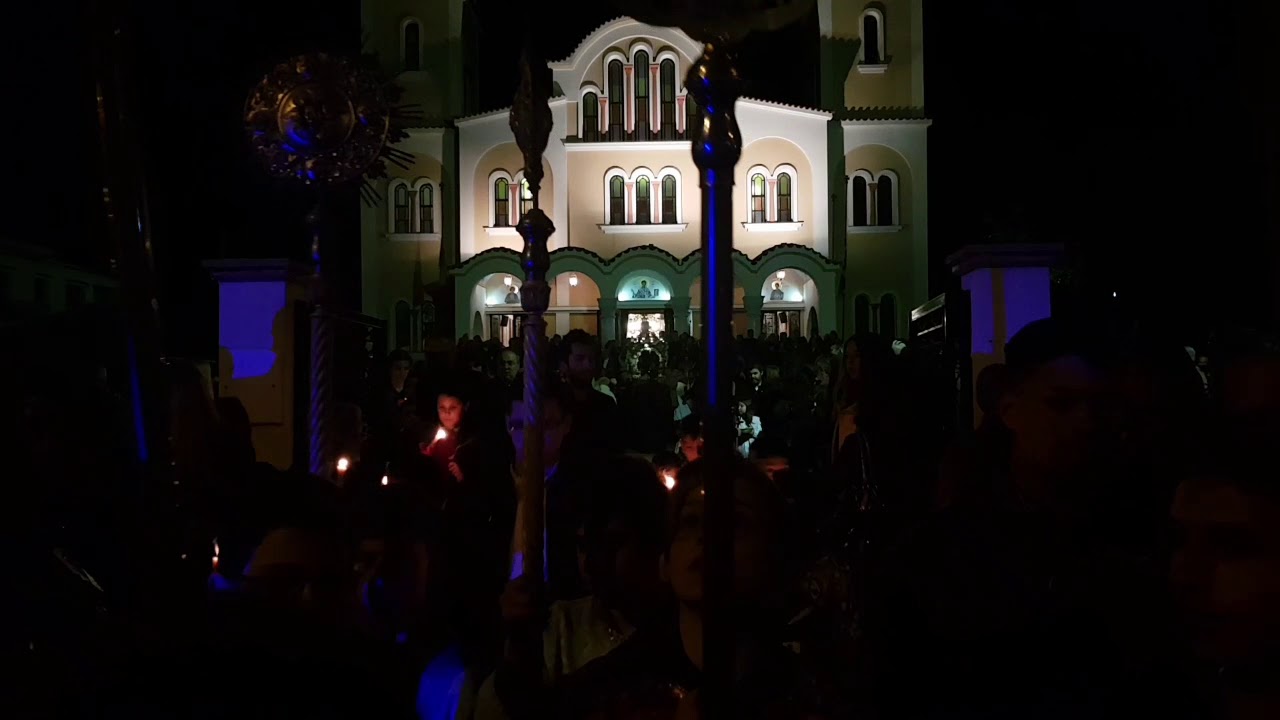 Ο επιτάφιος στον Ι.Ν. Αγ Ελευθερίου