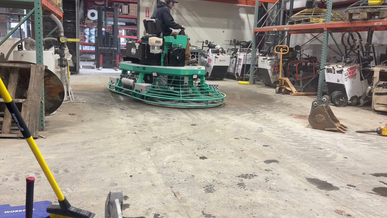 Multiquip trowel testing