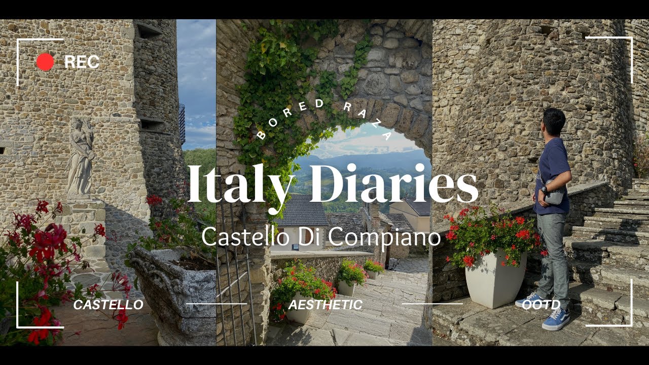 【Italy Diaries】Castello Di Compiano🏰🤍—EP8 