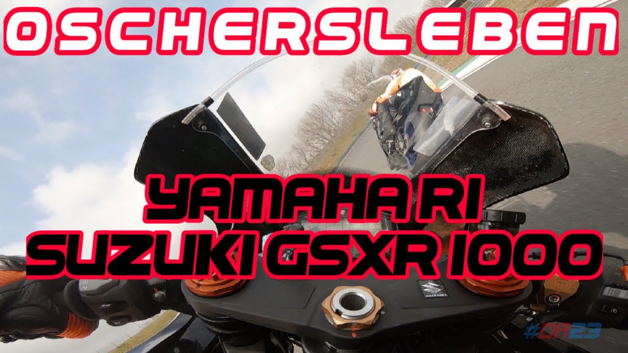 Yamaha R1 RN49 + Suzuki GSXR 1000 L7 zusammen in Oschersleben - Das erste Mal 1000er