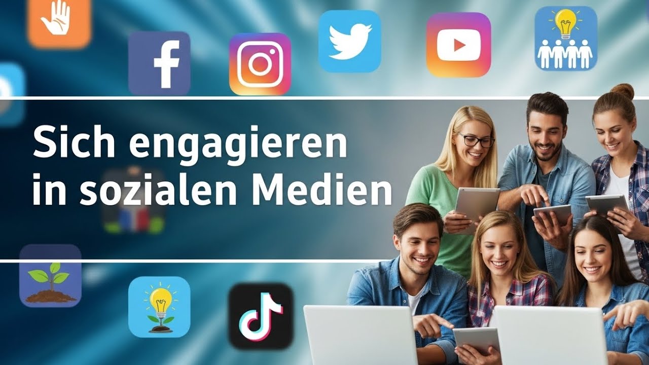 Sich engagieren in sozialen Medien 📱 | Deutsch B2 Sprechen Teil 1 | Vortrag halten