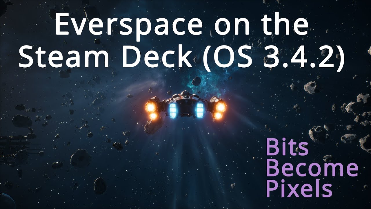 Everspace on the Steam Deck with SteamOS 3.4.2