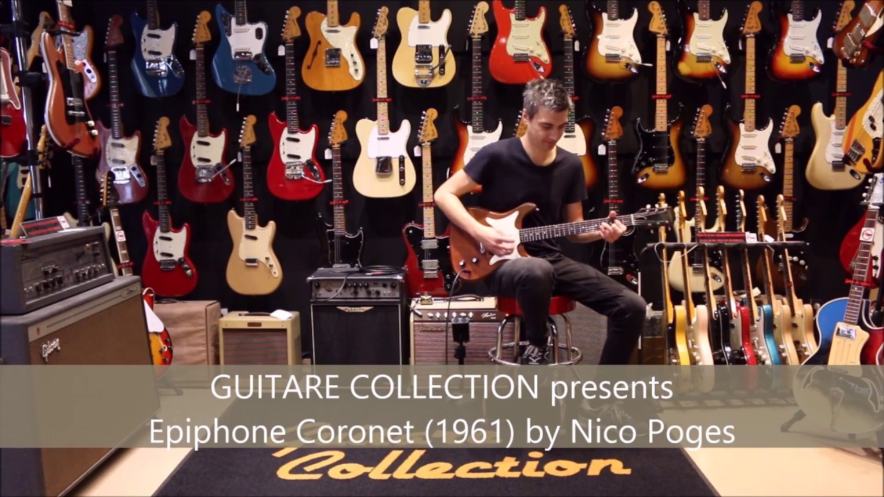 GUITARE COLLECTION presents Epiphone Coronet from 1961 by Nico Poges