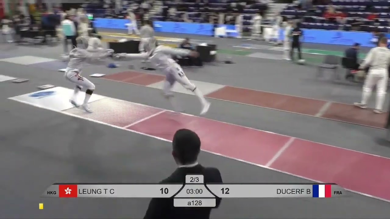 Orleans Grand Prix 2024 SMS - P128 - Leung Tin Ching HKG v Benjamin Ducerf FRA