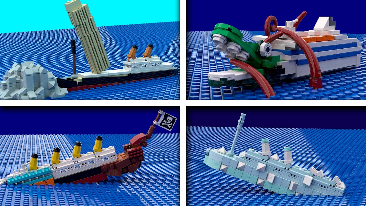 LEGO Cursed Ships Sinking | Animation