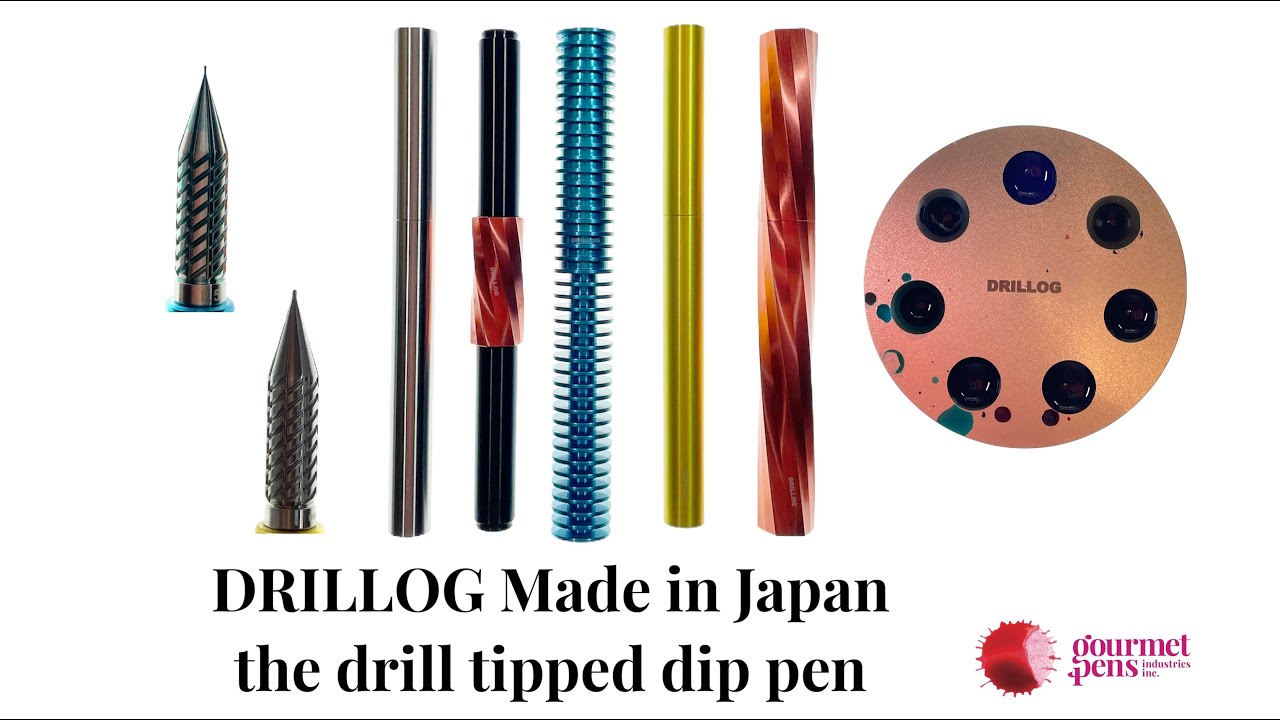 DRILLOG - Precision Drill Tipped Dip Pen