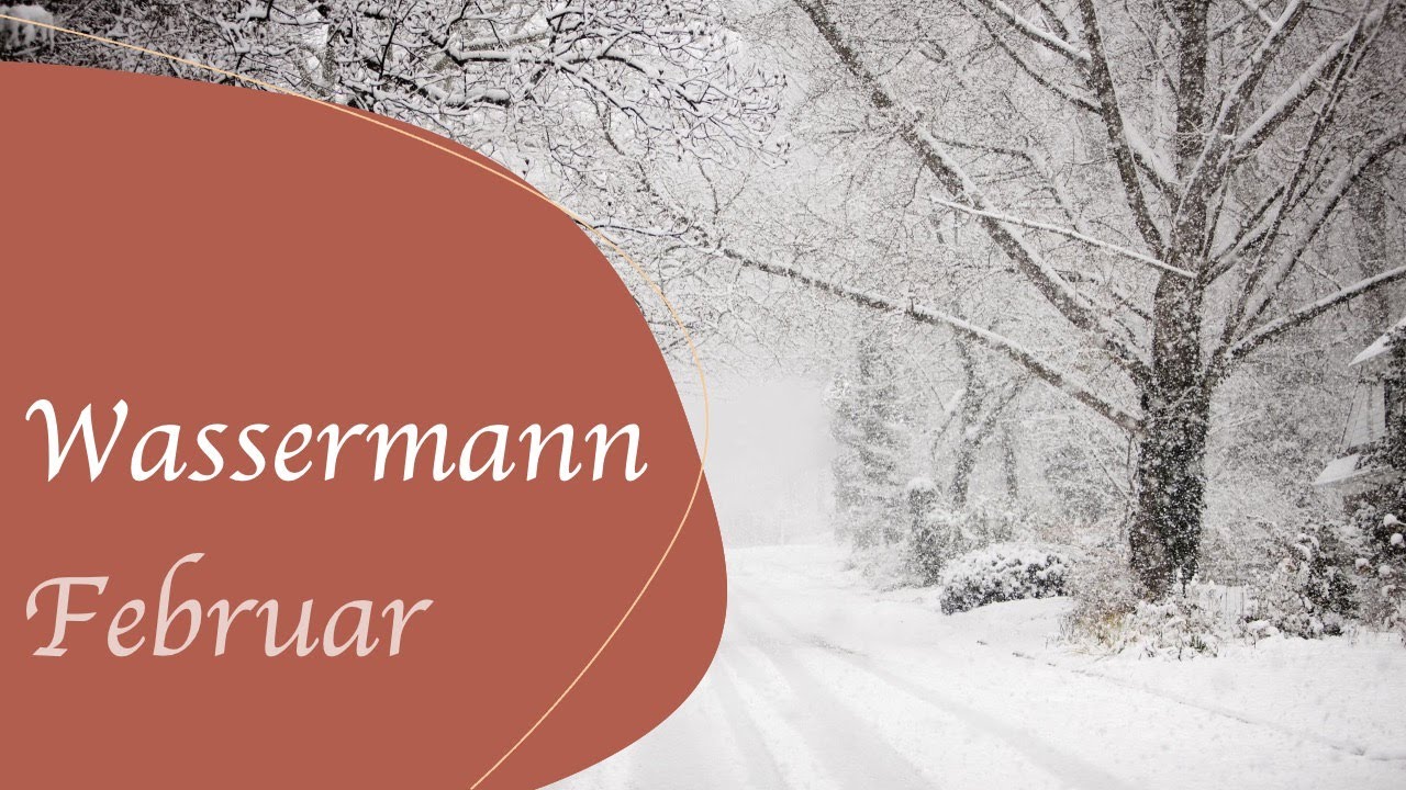 Wassermann   ♒️ Februar  👉Glücklicher Wandel steht bevor🍀