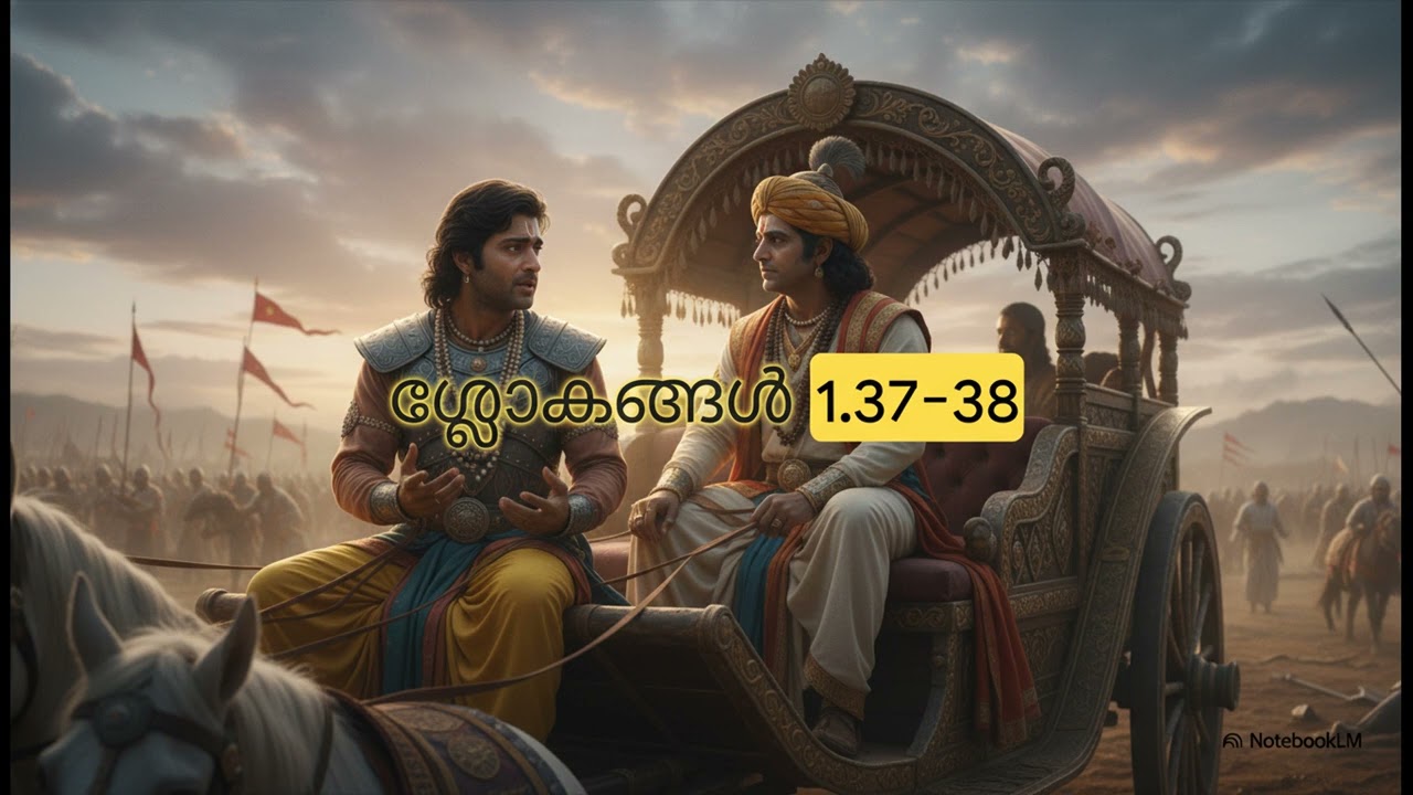 Bhagavat Gita- Malayalam Version-ഗീത  കുലനാശ ഭവിഷ്യത്തുകൾn-1.36 -- 1.40