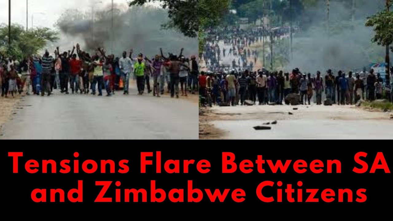 Tensions Escalate As SA Got Frustrated With Zimbabwe Citizens,See What Happen That Lead To Conflict