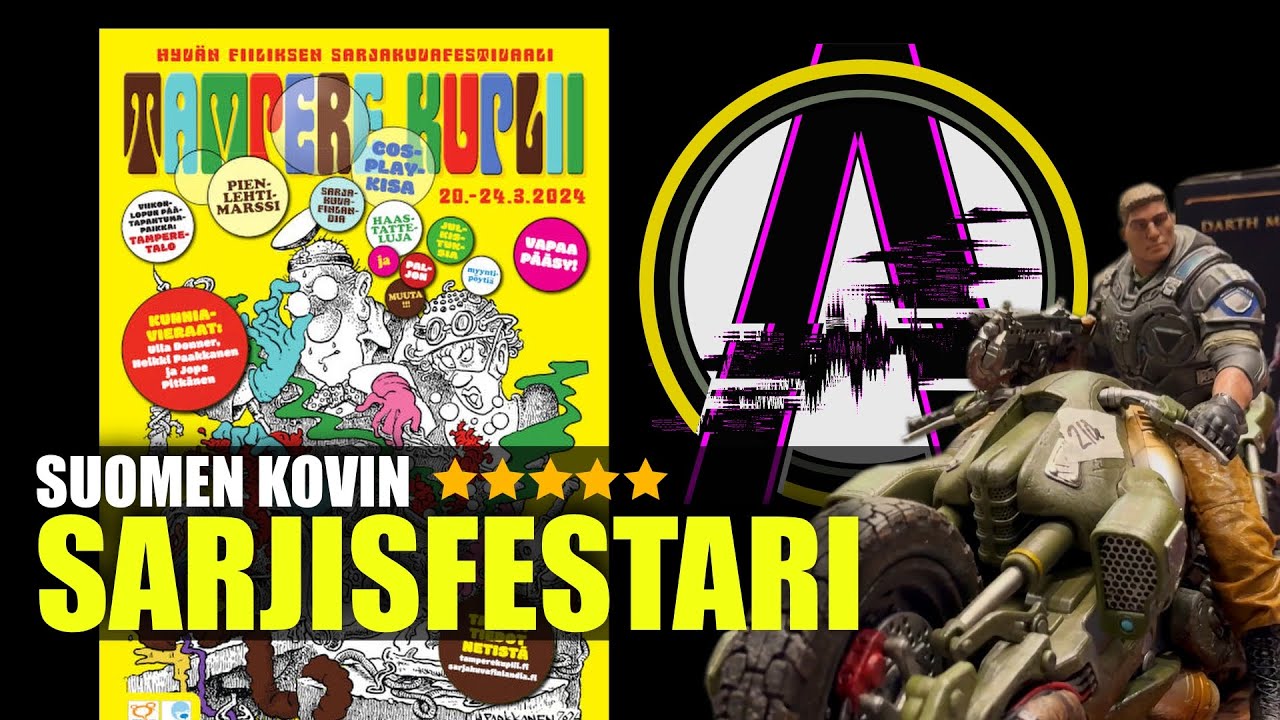 Tampere Kuplii 2024 - Suomen kovin sarjisfestari! Raportti Tampere-talosta