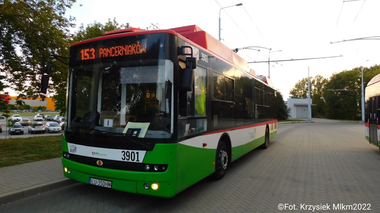 [Cała trasa: Linia 153 PANCERNIAKÓW] Bogdan/Ursus T70116 MPK Lublin #3901