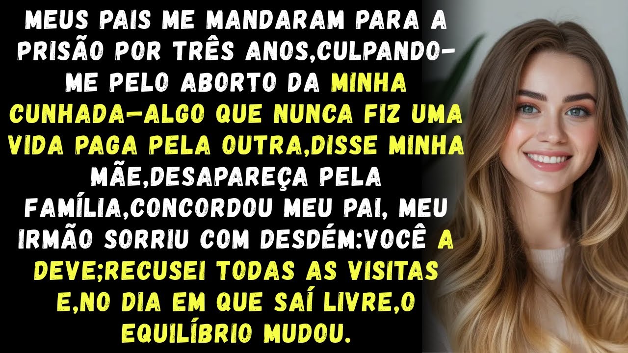 Meus pais me mandaram para a prisão por uma mentira.No dia em que saí livre,o equilíbrio mudou…Hoje
