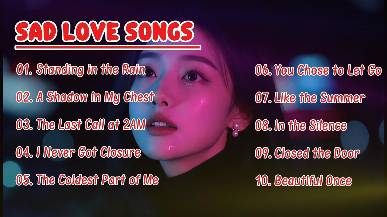Top 10 Sad Love Songs 💔 (Emotional Heartbreak Playlist)