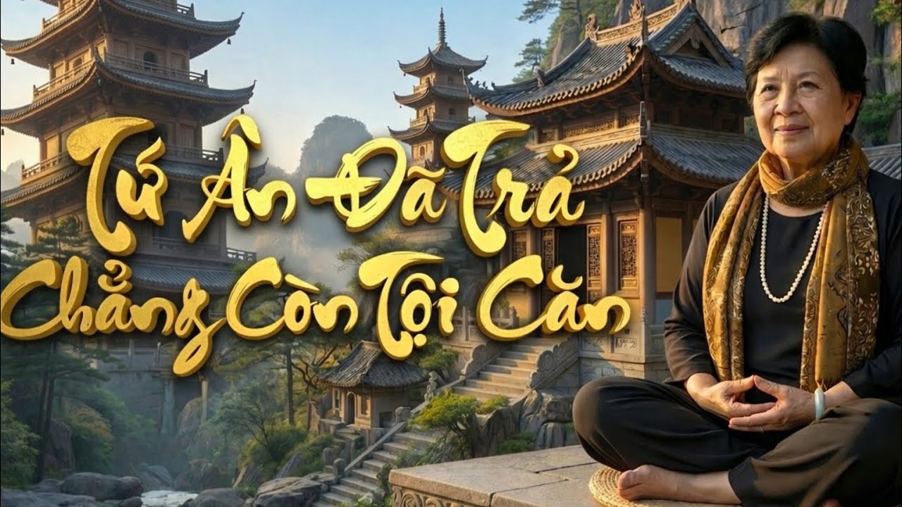 Cô 5  Chia Sẻ Phật Pháp . Tứ Ân Đã Trả Chẳng Còn Tội Căn