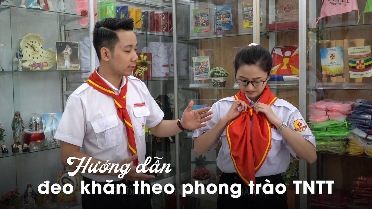 Hướng dẫn đeo khăn theo Phong trào Thiếu Nhi Thánh Thể
