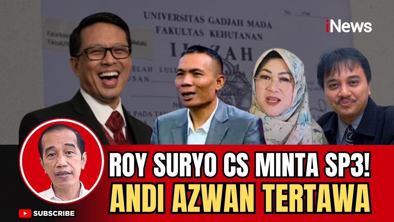 Andi Azwan Sentil Roy Suryo Cs: Permintaan Hentikan Kasus Tanda Putus Asa?