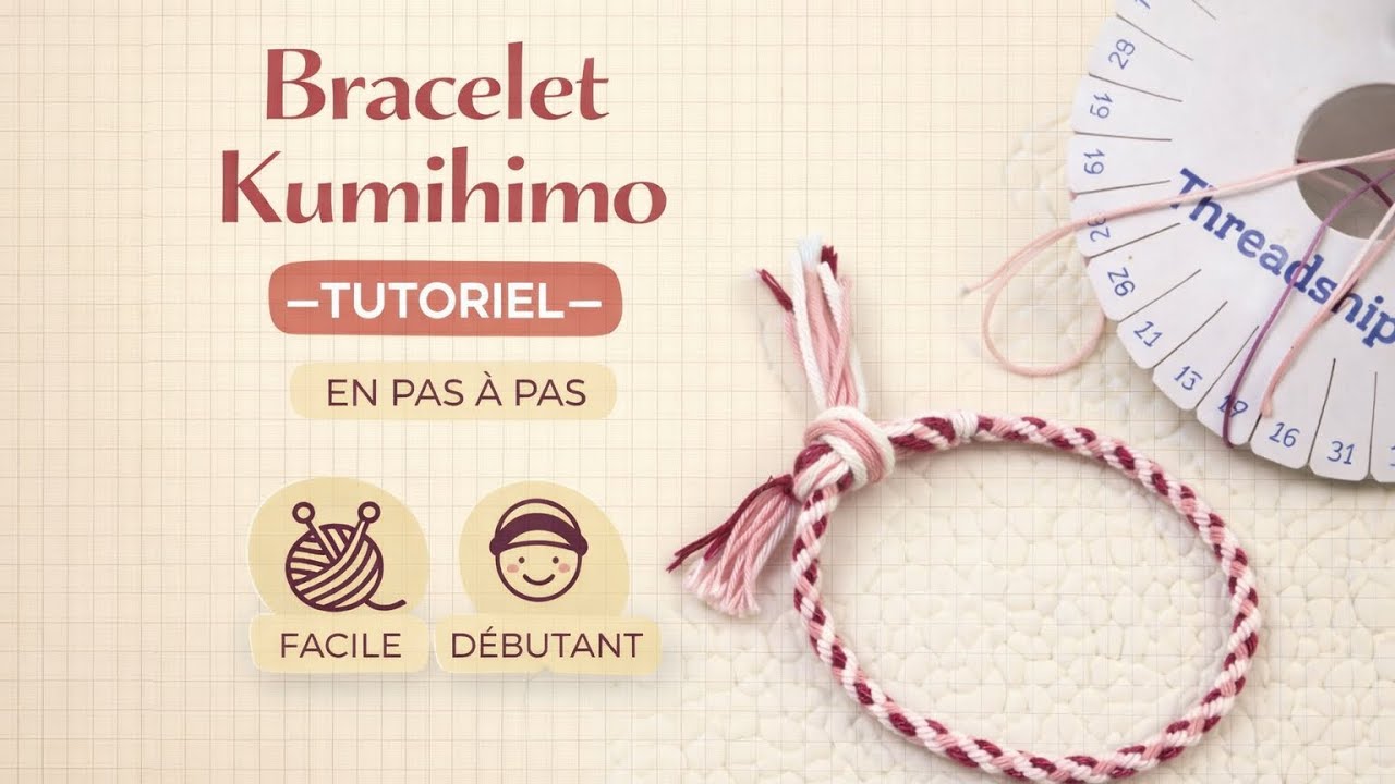 Comment faire un bracelet d’amitié à partir d’un rond en carton : tuto en pas à pas