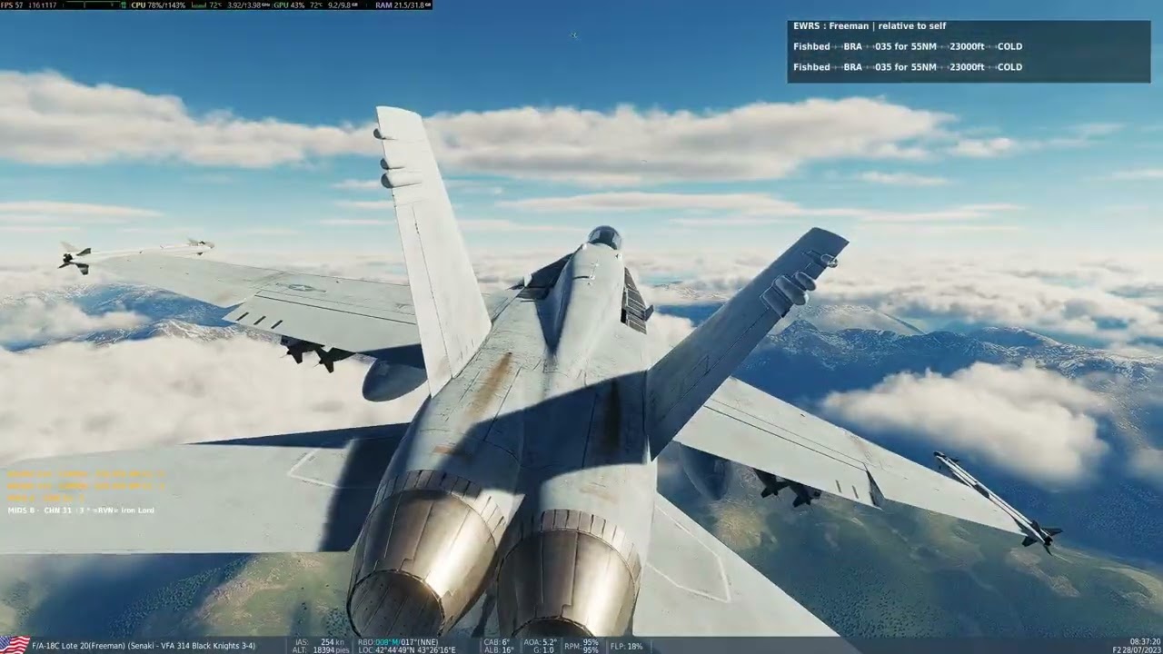 Digital Combat Simulator | Dark Ravens | RTX 3080 - 12400F