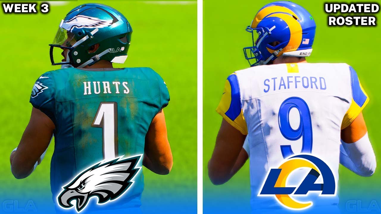 Eagles vs. Rams | Week 3 Simulation | 2025 - 2026 Updated Rosters | Madden 25 PS5